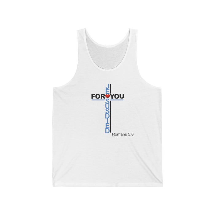 Jesus Died for You Men's Unisex Jersey Tank