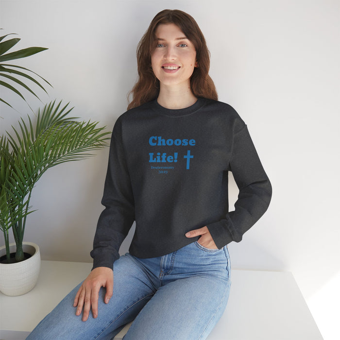 Choose Life 2.0 Women Unisex Heavy Blend™ Crewneck Sweatshirt