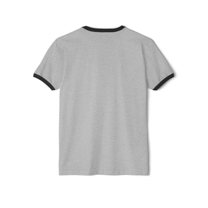 Freedom Ringer T-Shirt — Vintage Military Camo Text Tee