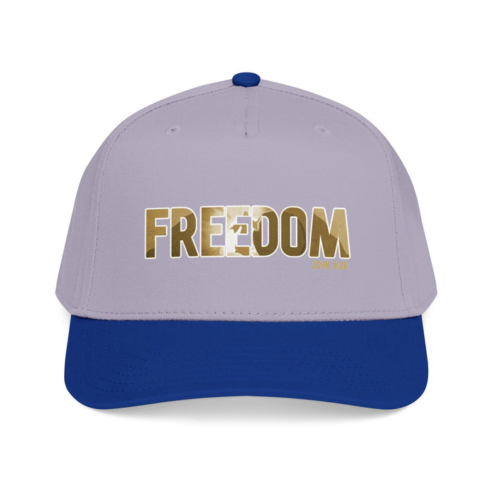 Freedom Embroidered Baseball Cap — Vintage Distressed Military-Inspired Hat