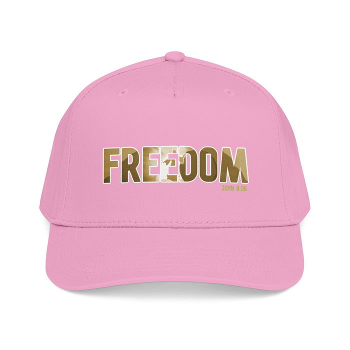 Freedom Embroidered Baseball Cap — Vintage Distressed Military-Inspired Hat