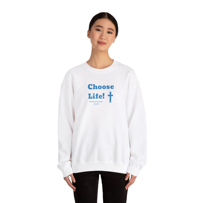 Choose Life 2.0 Women Unisex Heavy Blend™ Crewneck Sweatshirt