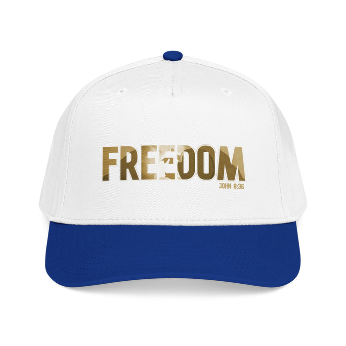 Freedom Embroidered Baseball Cap — Vintage Distressed Military-Inspired Hat