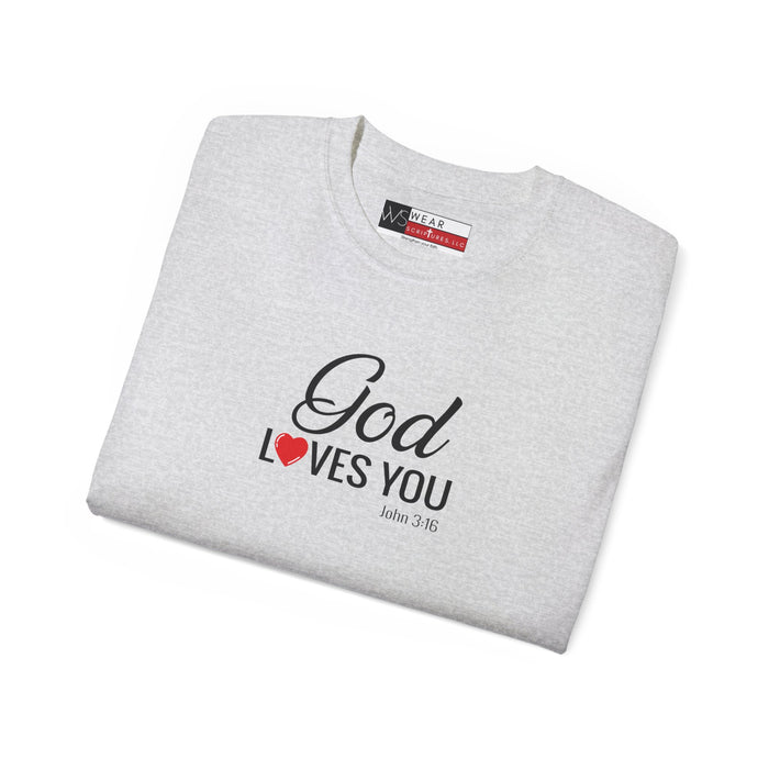 God Loves You Women's Unisex Ultra Cotton Tee
