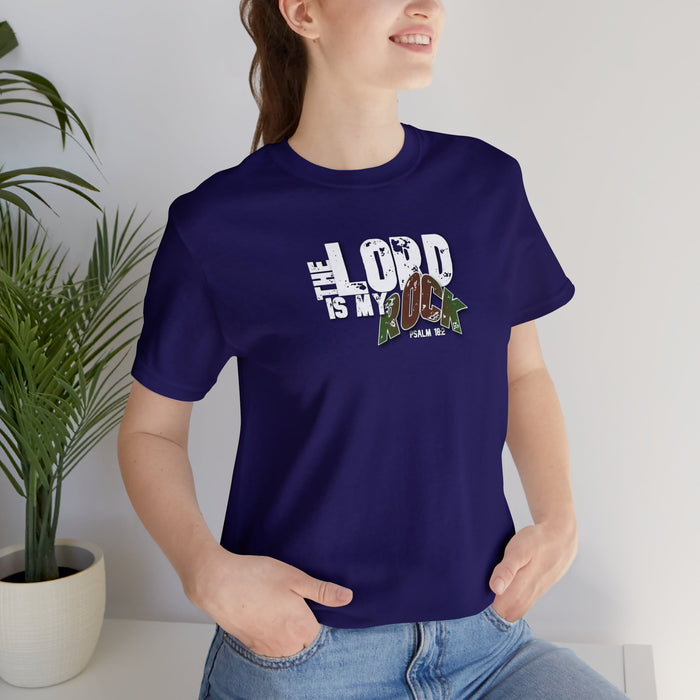 The Lord is My Rock Women Unisex Jersey Short Sleeve Tee