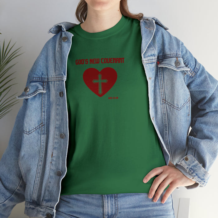 God’s New Covenant Women’s Unisex Heavy Cotton Tee