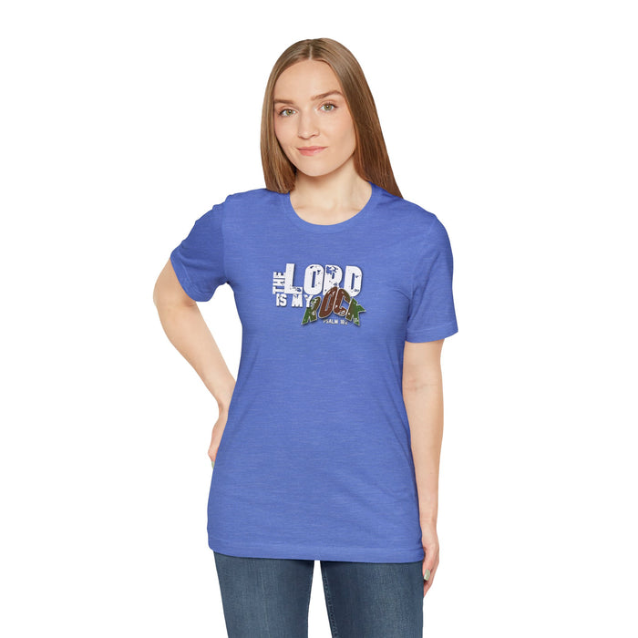 The Lord is My Rock Women Unisex Jersey Short Sleeve Tee