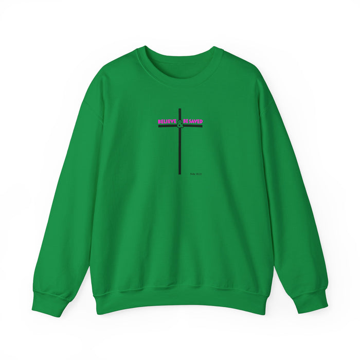 Believe & Be Saved 2.0 Women Unisex Heavy Blend™ Crewneck Sweatshirt