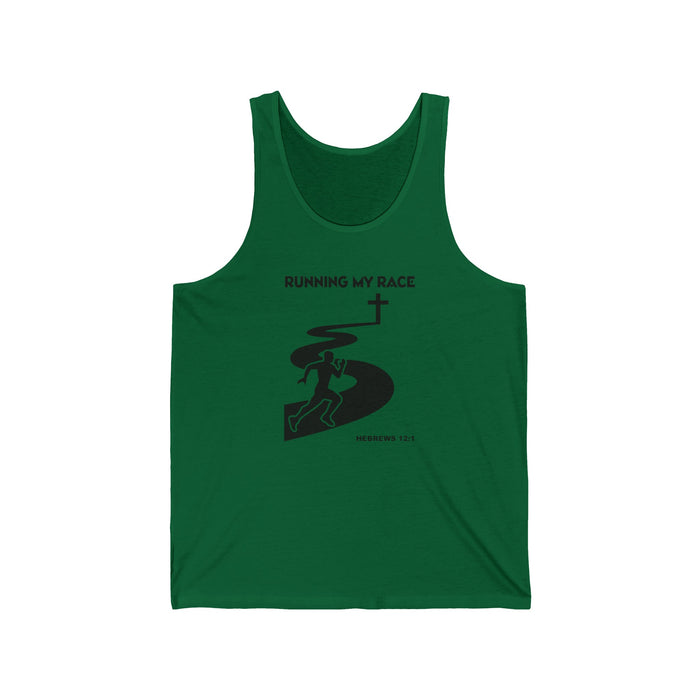 Running My Race Men’s Unisex Jersey Tank