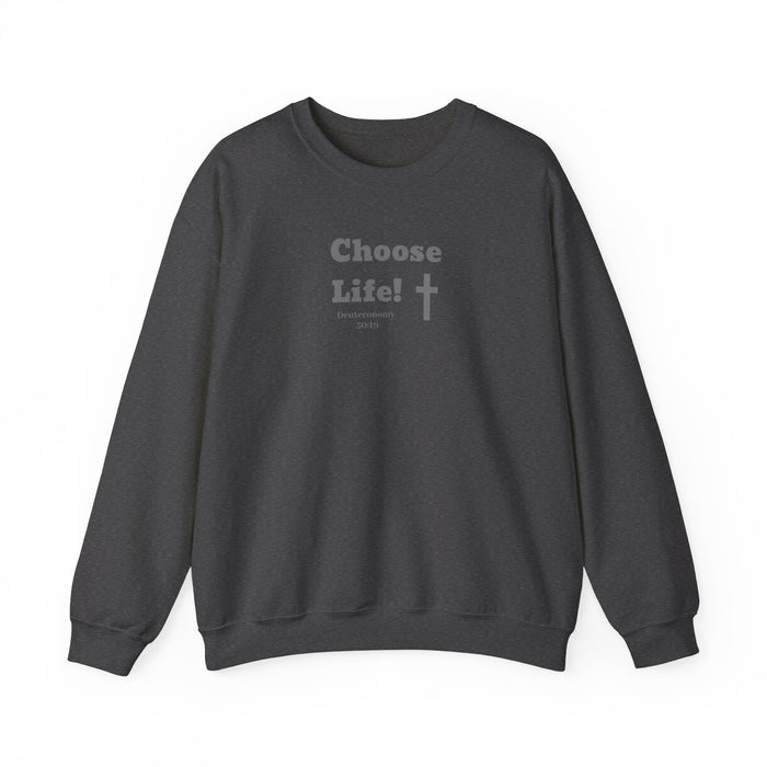Choose Life 2.0 Men Unisex Heavy Blend™ Crewneck Sweatshirt
