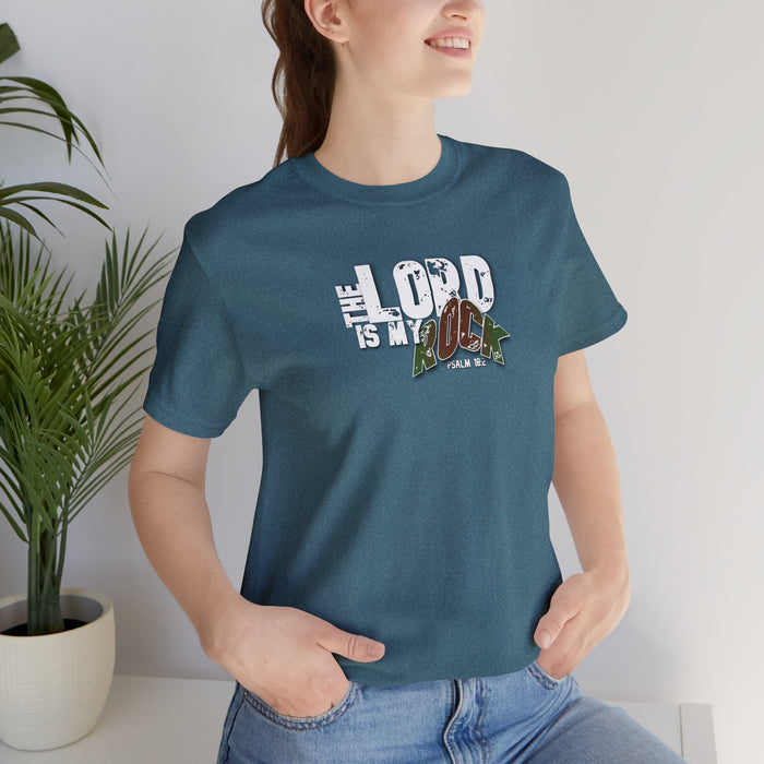 The Lord is My Rock Women Unisex Jersey Short Sleeve Tee
