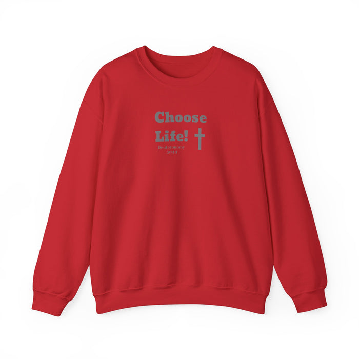 Choose Life 2.0 Men Unisex Heavy Blend™ Crewneck Sweatshirt