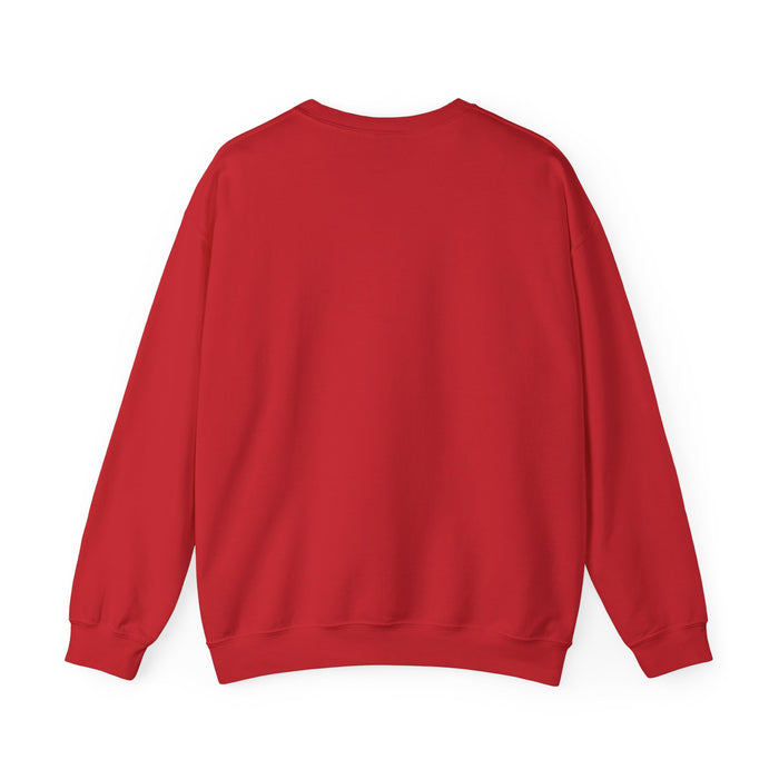 Crewneck Sweatshirt — "Love Grows Here" Floral Wreath Cozy Pullover