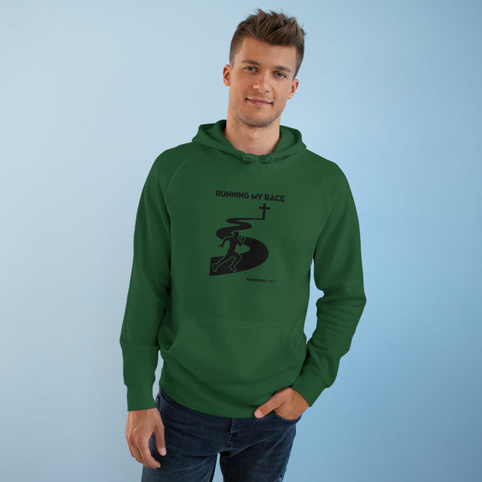 Running My Race Men's Unisex Supply Hoodie