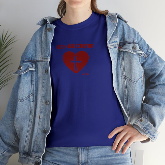 God’s New Covenant Women’s Unisex Heavy Cotton Tee