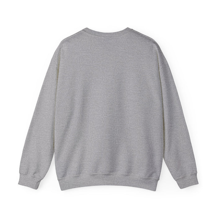 Crewneck Sweatshirt — "Love Grows Here" Floral Wreath Cozy Pullover