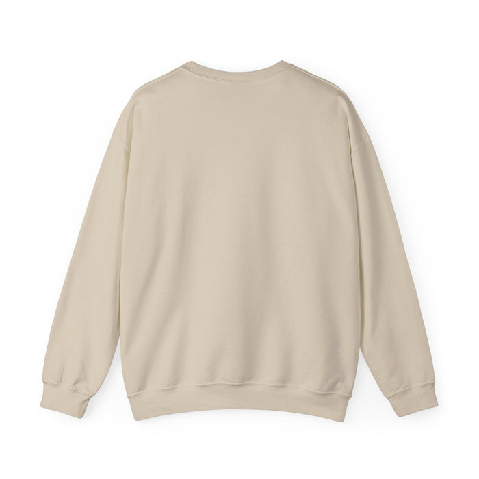 Crewneck Sweatshirt — "Love Grows Here" Floral Wreath Cozy Pullover