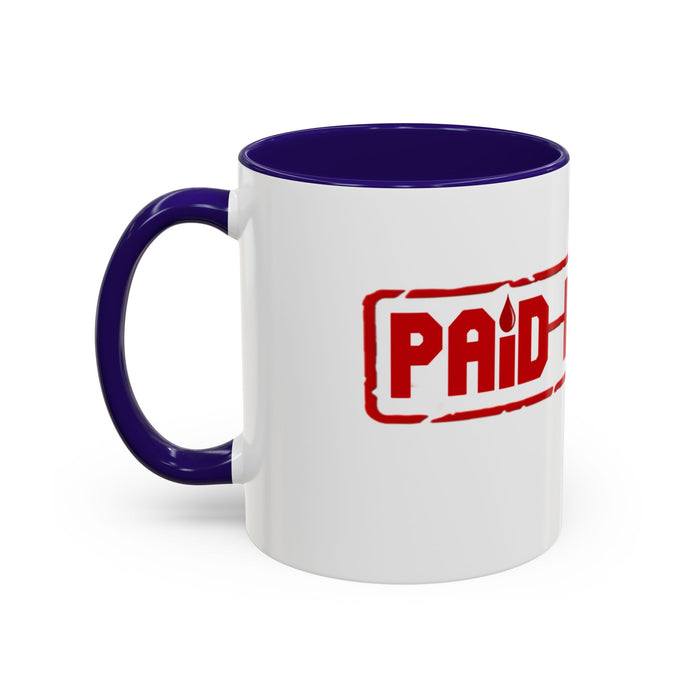 Mug — “Paid in Full” Christian Scripture Coffee Mug (Romans 6:23)
