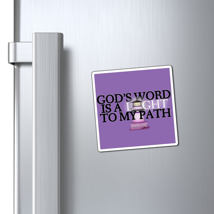 God’s Word is A Light For My Path Magnets