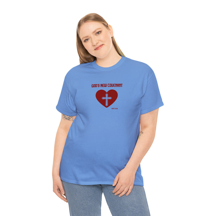 God’s New Covenant Women’s Unisex Heavy Cotton Tee