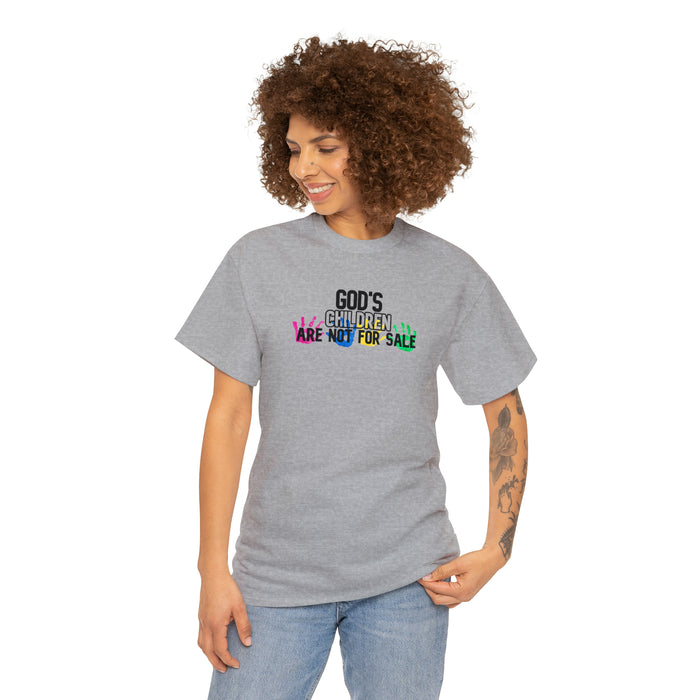 God’s Children are Not For Sale Unisex Heavy Cotton Tee