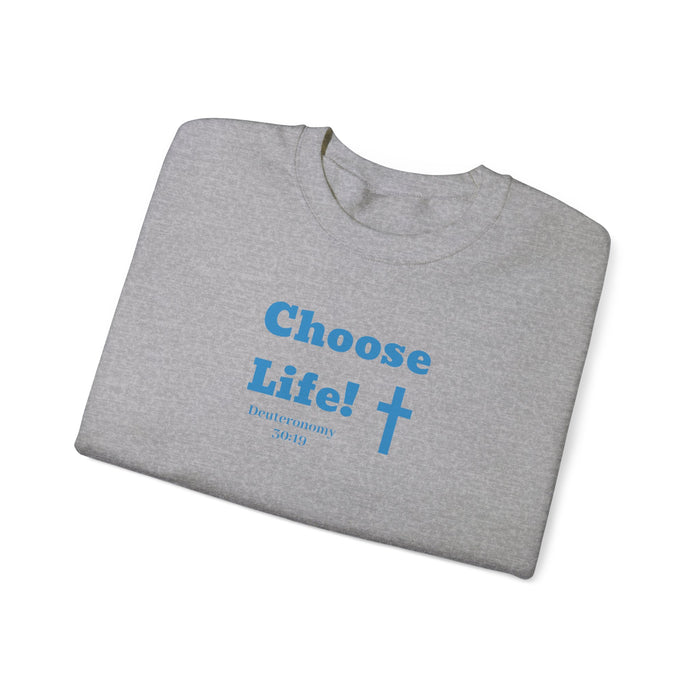 Choose Life 2.0 Men Unisex Heavy Blend™ Crewneck Sweatshirt