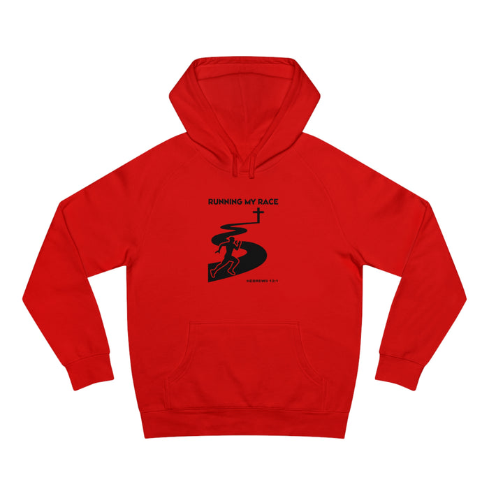 Running My Race Men's Unisex Supply Hoodie