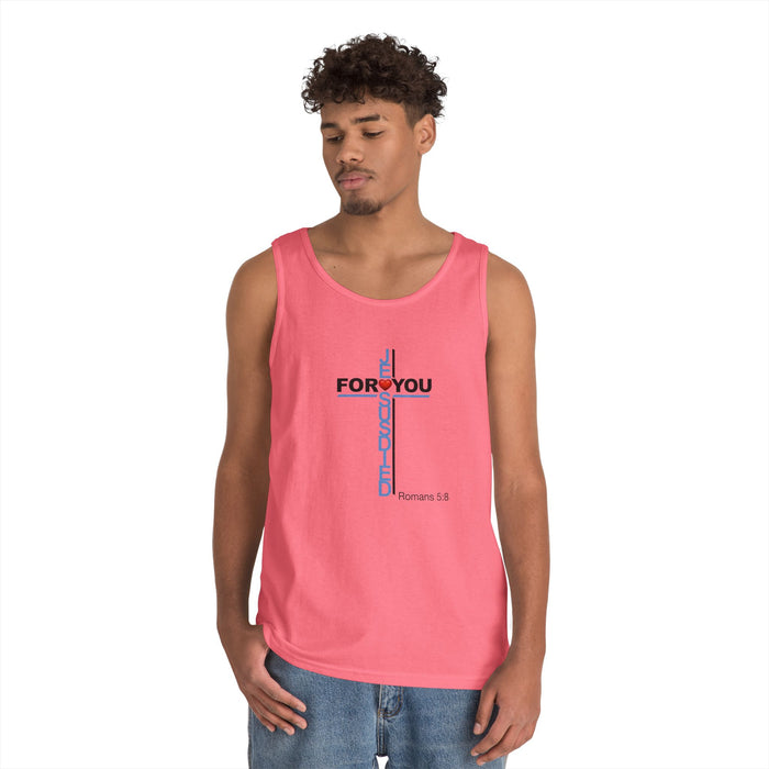Jesus Died For You Men’s Unisex Heavy Cotton Tank Top