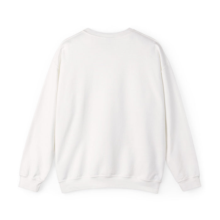Crewneck Sweatshirt — "Love Grows Here" Floral Wreath Cozy Pullover