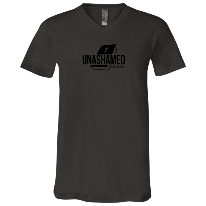 Unashamed Men’s Unisex Jersey SSV-Neck T-Shirt