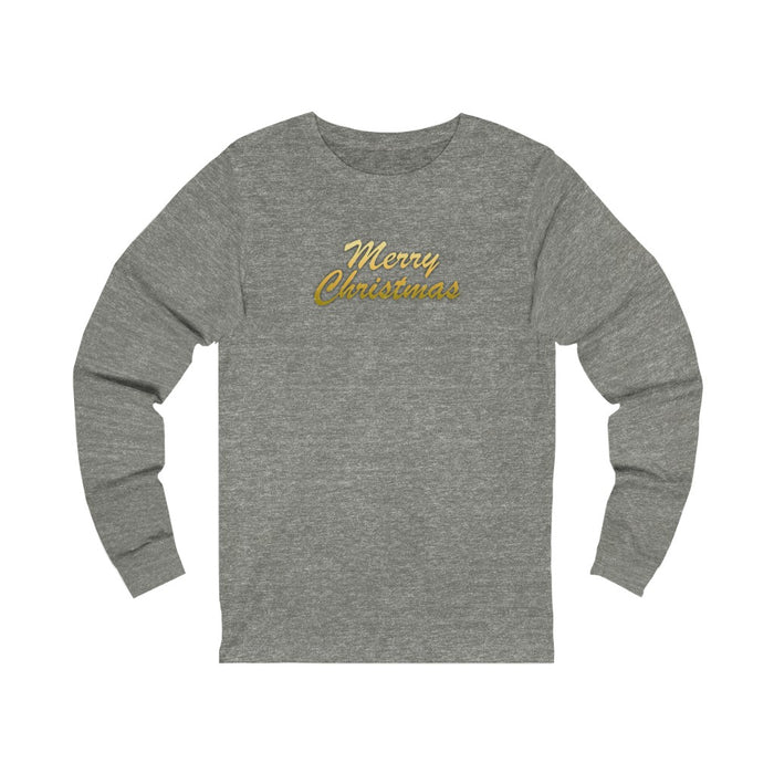 Merry Christmas Women Unisex Jersey Long Sleeve Tee