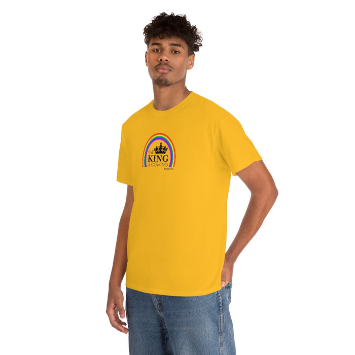 The King is Coming Women’s Unisex Heavy Cotton Tee