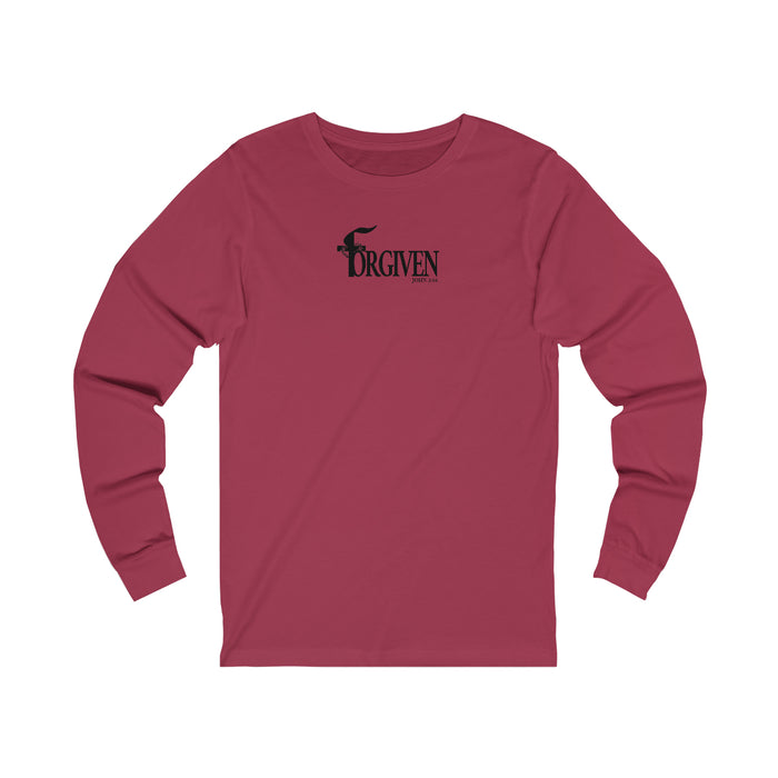 Forgiven Men’s Unisex Jersey Long Sleeve Tee