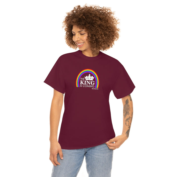 The King is Coming Women’s Unisex Heavy Cotton Tee