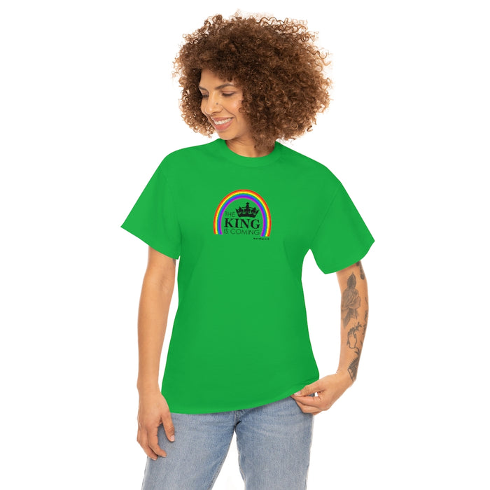 The King is Coming Women’s Unisex Heavy Cotton Tee