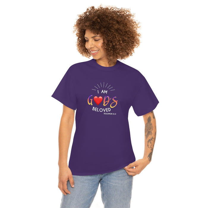 I am God’s Beloved Ladies Unisex Heavy Cotton Tee
