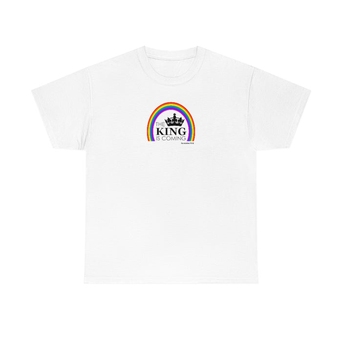 The King is Coming Women’s Unisex Heavy Cotton Tee