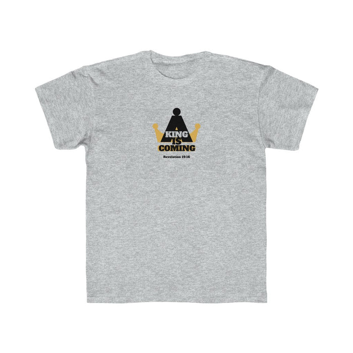 A King Is Coming Kids Regular Fit Tee
