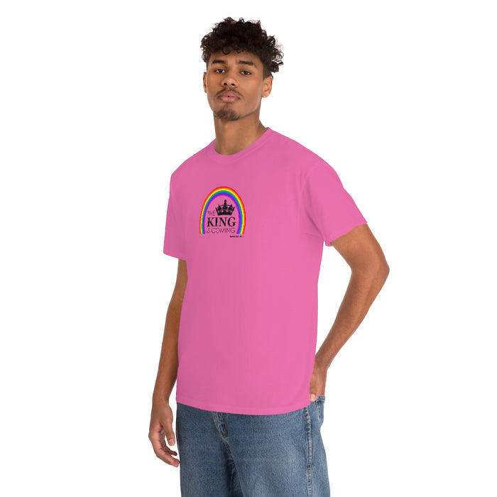 The King is Coming Women’s Unisex Heavy Cotton Tee