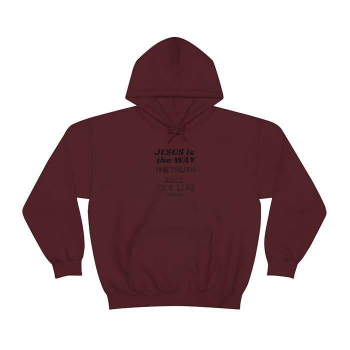 Jesus Is The Only Way Men’s Unisex Heavy Blend™ Hooded Sweatshirt