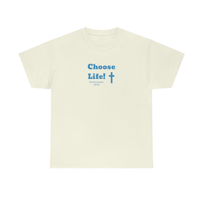 Choose Life 2.0 Men Unisex Heavy Cotton Tee