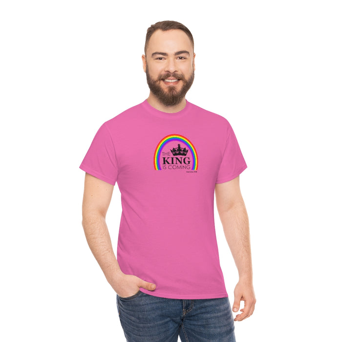 The King is Coming Women’s Unisex Heavy Cotton Tee