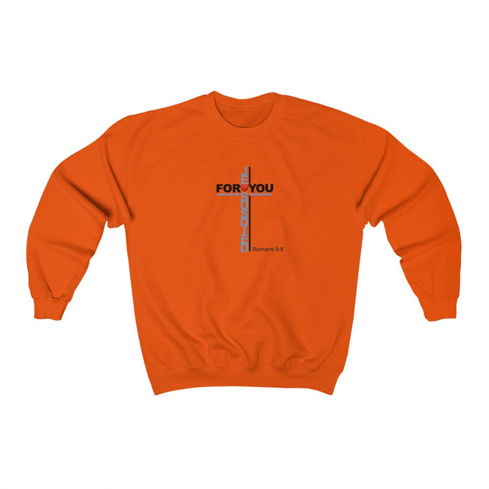 Jesus Died For You Men Unisex Heavy Blend™ Crewneck Sweatshirt