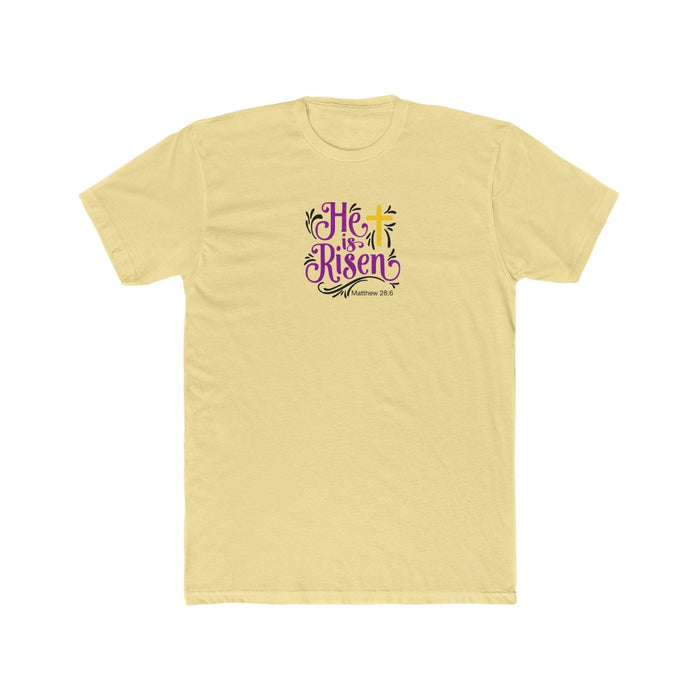 He is Risen Men's Cotton Crew Tee