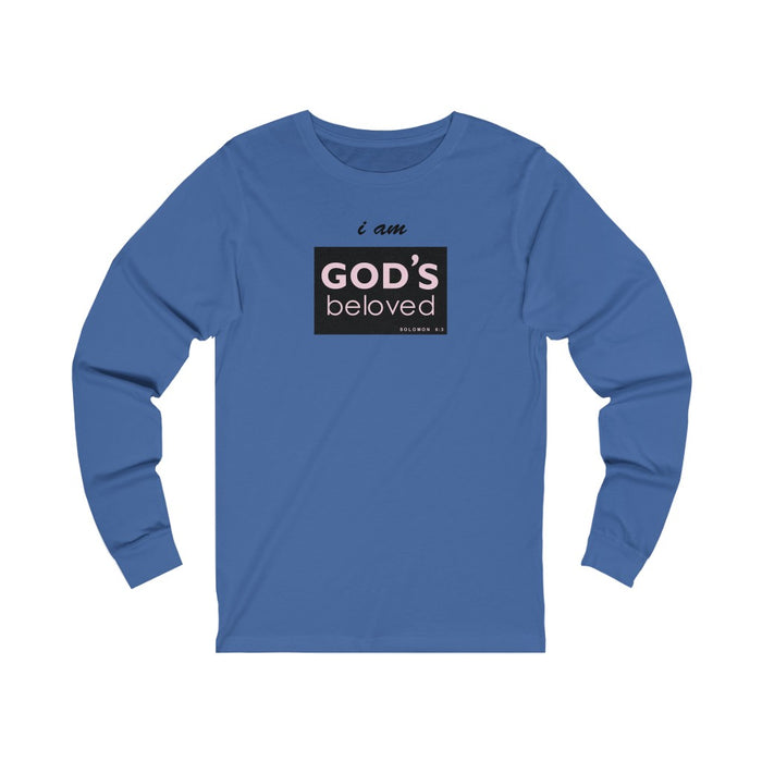I am God’s Beloved Women’s Unisex Jersey Long Sleeve Tee