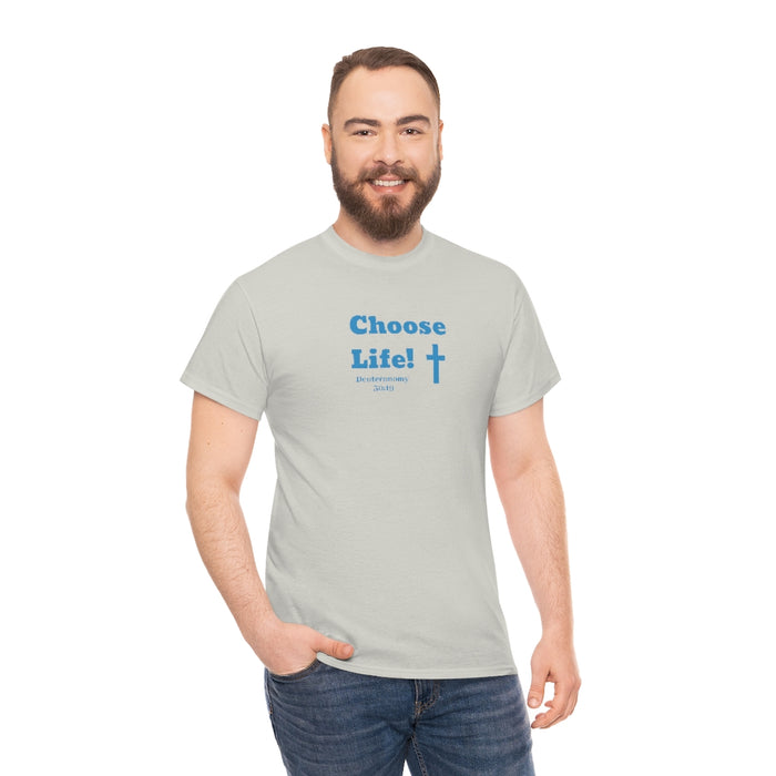 Choose Life 2.0 Men Unisex Heavy Cotton Tee