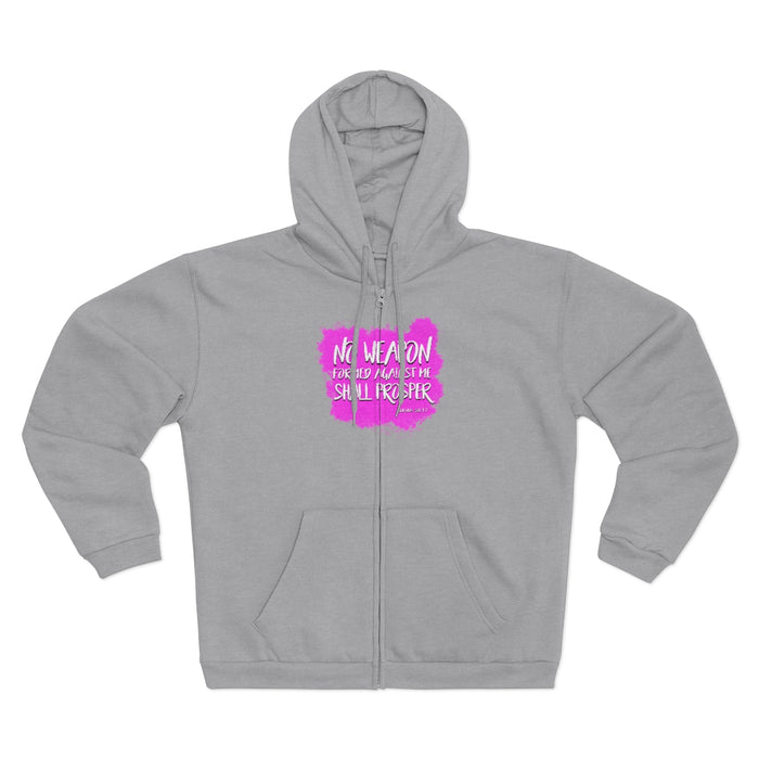 No Weapon Women Unisex Hooded Zip Sweatshirt