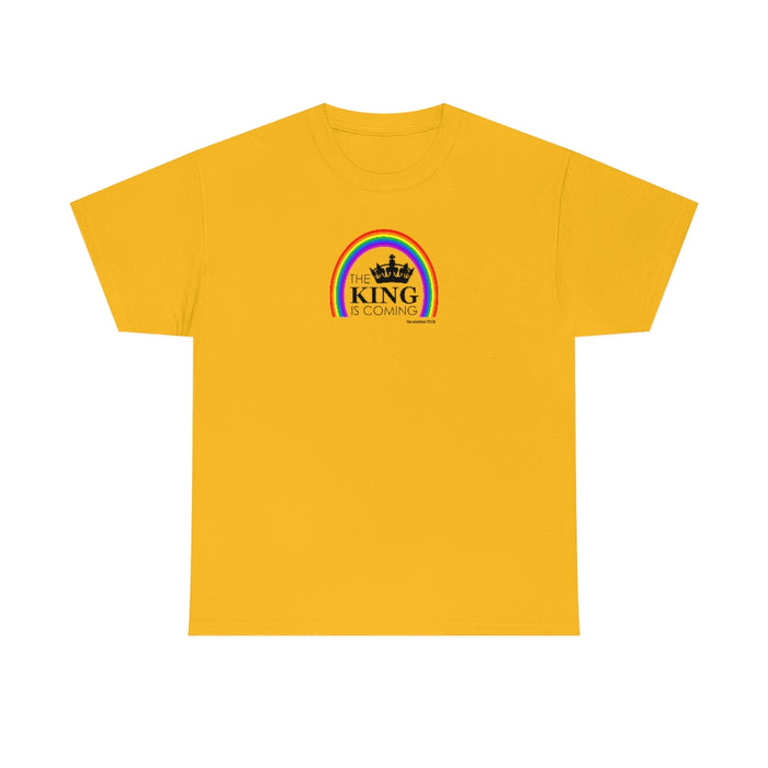The King is Coming Women’s Unisex Heavy Cotton Tee