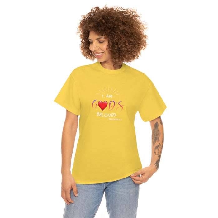 I am God’s Beloved Ladies Unisex Heavy Cotton Tee