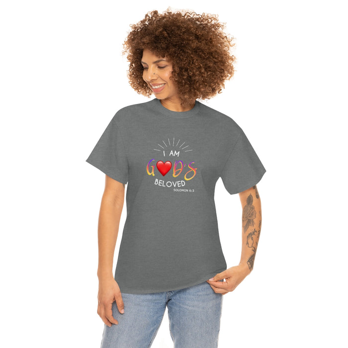 I am God’s Beloved Ladies Unisex Heavy Cotton Tee